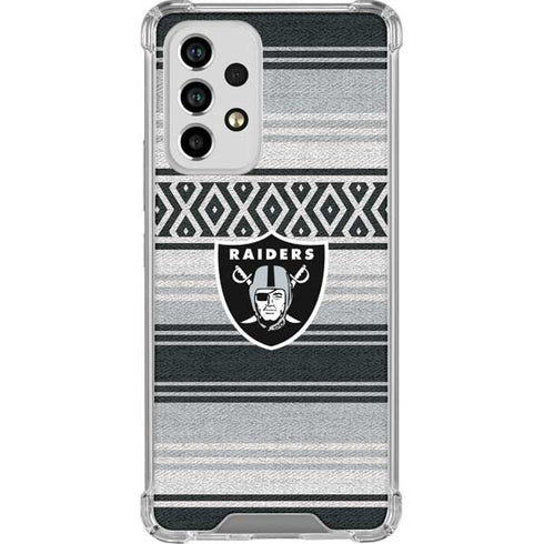 NFL Las Vegas Raiders Trailblazer Galaxy A53 5G Clear Case