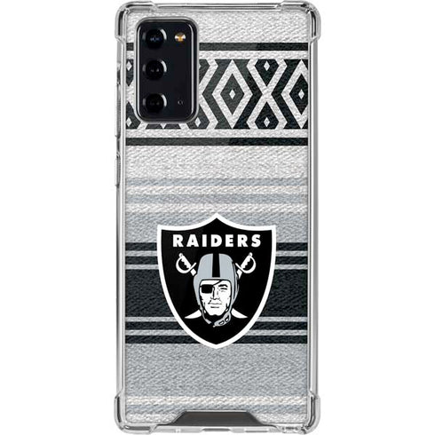 NFL Las Vegas Raiders Trailblazer Galaxy Note20 5G Clear Case