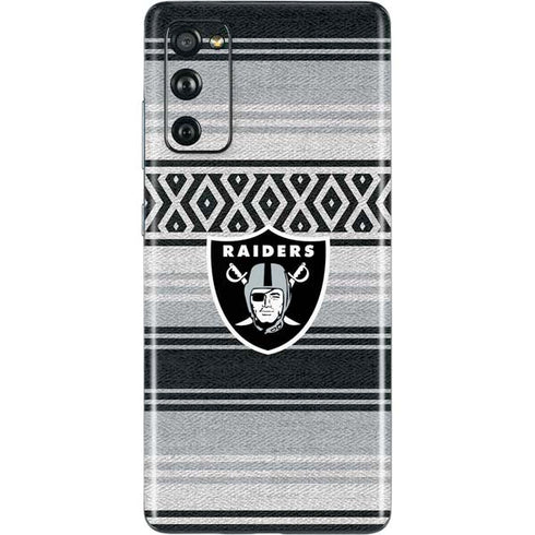 NFL Las Vegas Raiders Trailblazer Galaxy S20 Fan Edition Skin