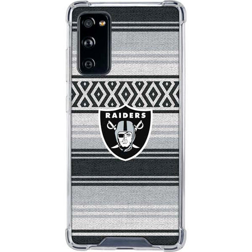 NFL Las Vegas Raiders Trailblazer Galaxy S20 FE Clear Case