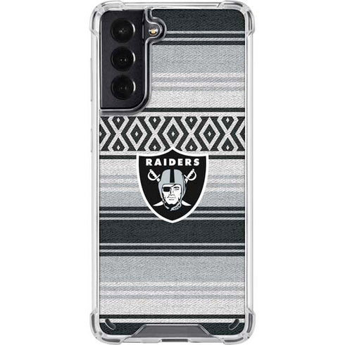 NFL Las Vegas Raiders Trailblazer Galaxy S21 5G Clear Case