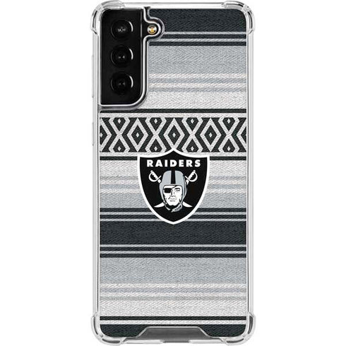 NFL Las Vegas Raiders Trailblazer Galaxy S21 FE Clear Case
