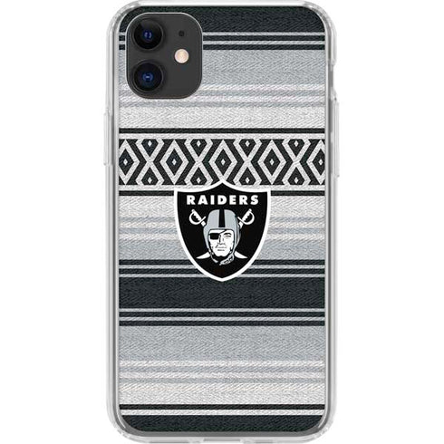 NFL Las Vegas Raiders Trailblazer iPhone 11 Clear Case