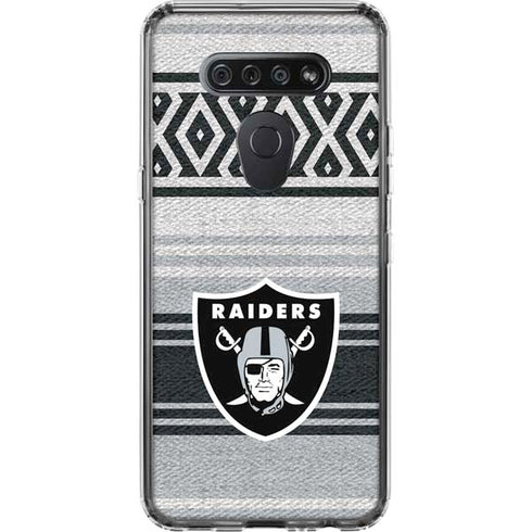 NFL Las Vegas Raiders Trailblazer LG K51/Q51 Clear Case