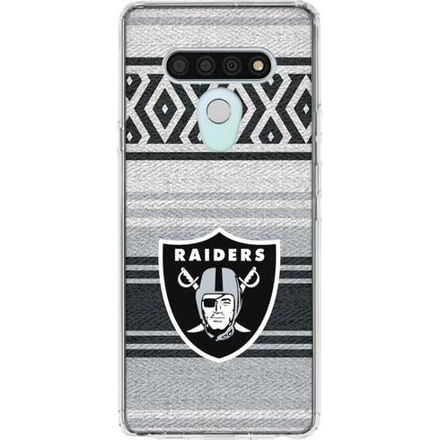 NFL Las Vegas Raiders Trailblazer LG Stylo 6 Clear Case