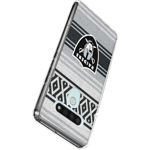 NFL Las Vegas Raiders Trailblazer LG Stylo 6 Clear Case