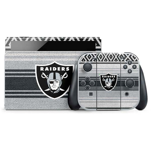 NFL Las Vegas Raiders Trailblazer Nintendo Switch OLED (2021) Skin