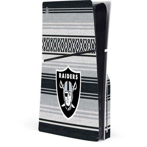 NFL Las Vegas Raiders Trailblazer PS5 Slim Disk Console Skin