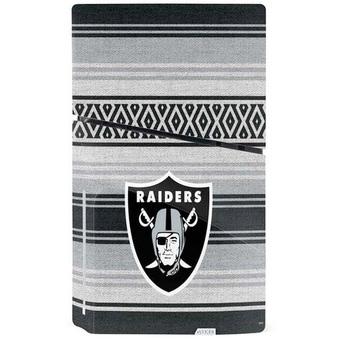 NFL Las Vegas Raiders Trailblazer PS5 Slim Disk Console Skin