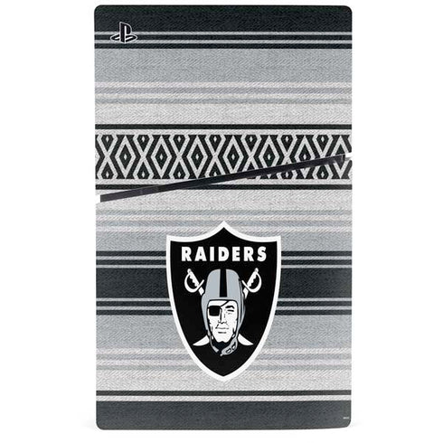 NFL Las Vegas Raiders Trailblazer PS5 Slim Digital Edition Console Skin