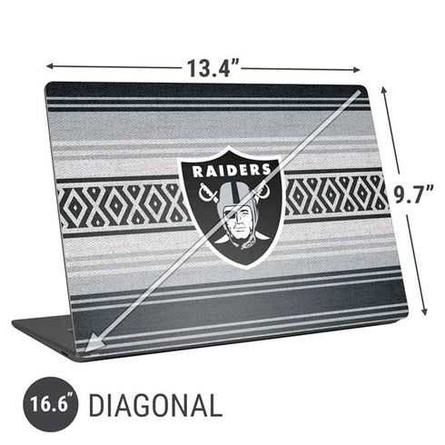 NFL Las Vegas Raiders Trailblazer Universal Laptop 16.6in (13.4 x 9.7in) Skin