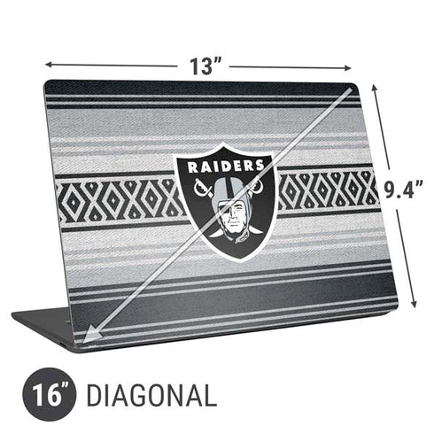 NFL Las Vegas Raiders Trailblazer Universal Laptop 16in (13 x 9.4in) Skin