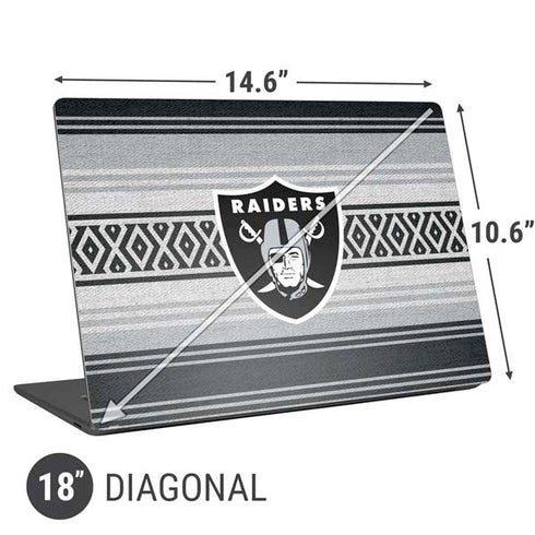 NFL Las Vegas Raiders Trailblazer Universal Laptop 18in (14.6 x 10.6in) Skin