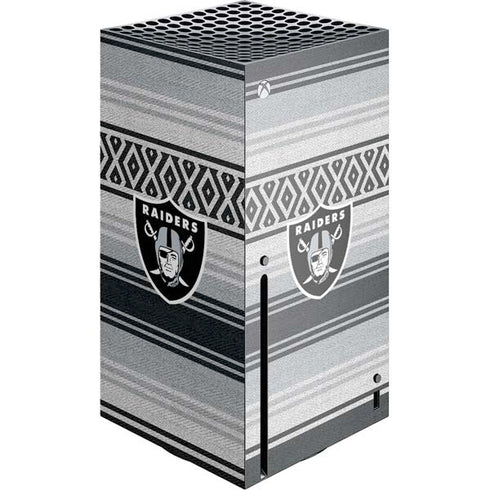NFL Las Vegas Raiders Trailblazer Xbox Series X Console Skin