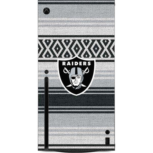NFL Las Vegas Raiders Trailblazer Xbox Series X Console Skin