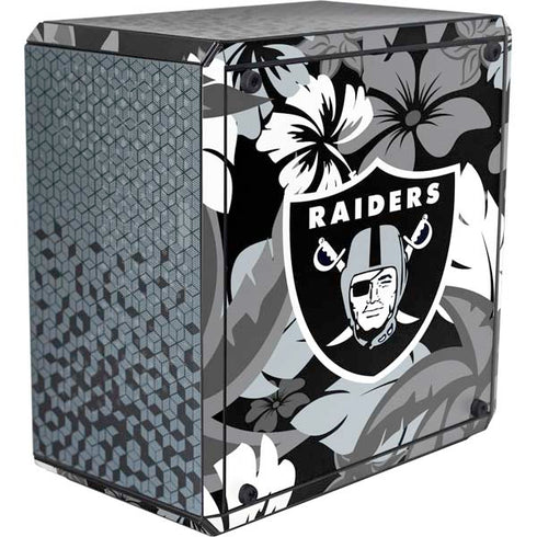 NFL Las Vegas Raiders Tropical Print Cooler Master MasterBox Q300L Mini Tower Skin