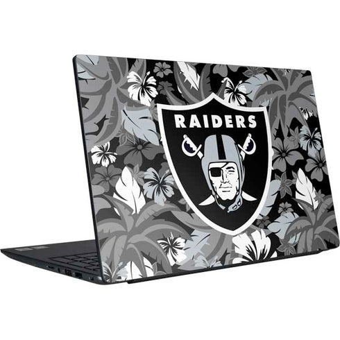 NFL Las Vegas Raiders Tropical Print Dell Vostro Skin