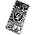 NFL Las Vegas Raiders Tropical Print Galaxy A12 Clear Case