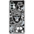 NFL Las Vegas Raiders Tropical Print Galaxy A13 5G Clear Case