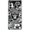 NFL Las Vegas Raiders Tropical Print Galaxy A14 5G Clear Case