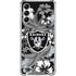 NFL Las Vegas Raiders Tropical Print Galaxy A14 5G Clear Case
