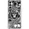 NFL Las Vegas Raiders Tropical Print Galaxy A15 5G Clear Case