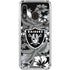 NFL Las Vegas Raiders Tropical Print Galaxy A30 Clear Case