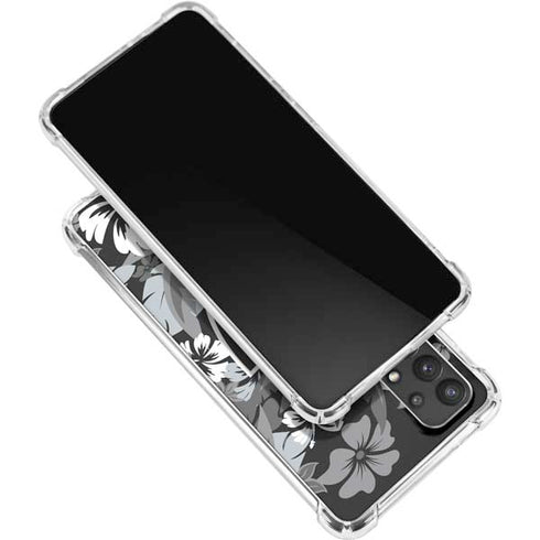 NFL Las Vegas Raiders Tropical Print Galaxy A32 5G Clear Case