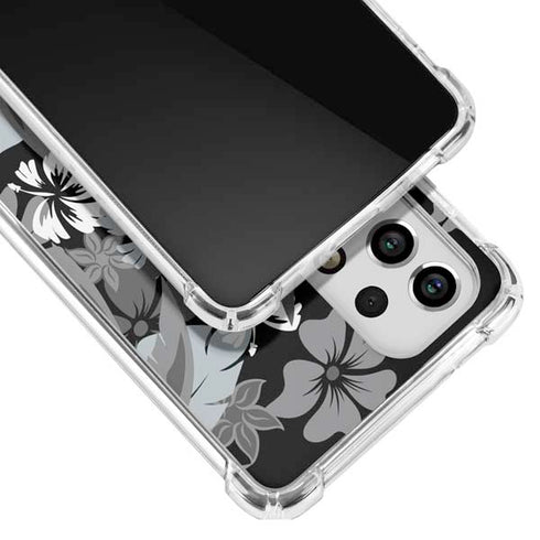 NFL Las Vegas Raiders Tropical Print Galaxy A33 5G Clear Case