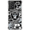 NFL Las Vegas Raiders Tropical Print Galaxy A52 5G Clear Case