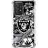 NFL Las Vegas Raiders Tropical Print Galaxy A52 5G Clear Case