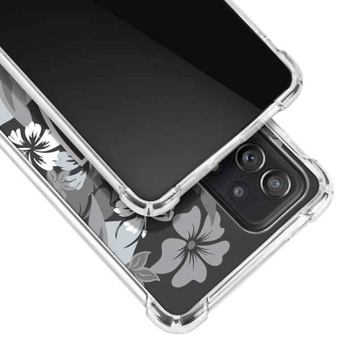 NFL Las Vegas Raiders Tropical Print Galaxy A52 5G Clear Case