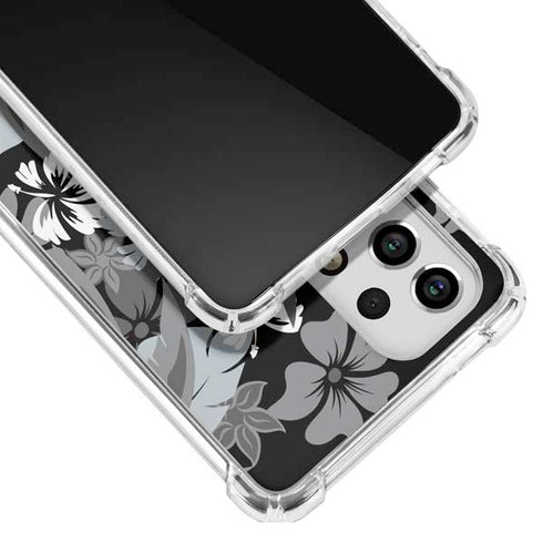 NFL Las Vegas Raiders Tropical Print Galaxy A53 5G Clear Case