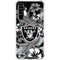 NFL Las Vegas Raiders Tropical Print Galaxy A54 5G Clear Case