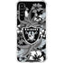 NFL Las Vegas Raiders Tropical Print Galaxy A54 5G Clear Case