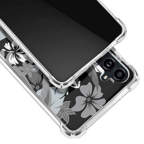 NFL Las Vegas Raiders Tropical Print Galaxy A54 5G Clear Case