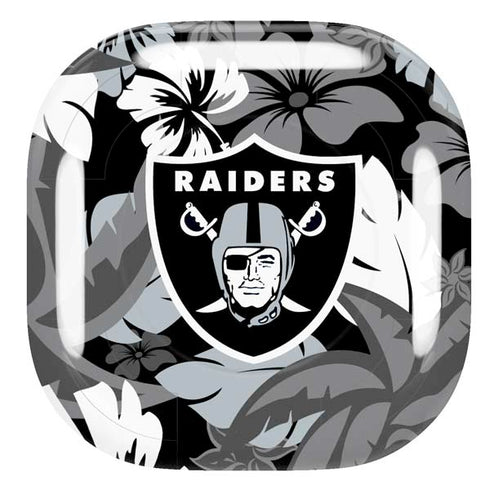 NFL Las Vegas Raiders Tropical Print Galaxy Buds Pro Skin