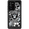 NFL Las Vegas Raiders Tropical Print Galaxy Note20 Ultra 5G Waterproof Case
