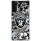 NFL Las Vegas Raiders Tropical Print Galaxy S21 Plus 5G Clear Case
