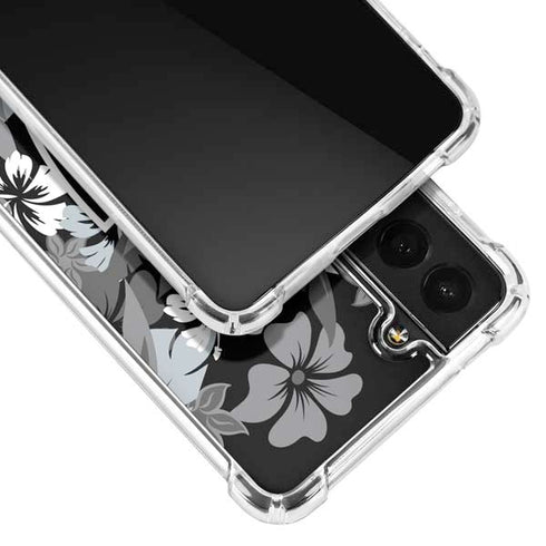 NFL Las Vegas Raiders Tropical Print Galaxy S21 Plus 5G Clear Case