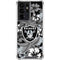 NFL Las Vegas Raiders Tropical Print Galaxy S21 Ultra 5G Clear Case