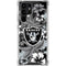 NFL Las Vegas Raiders Tropical Print Galaxy S22 Ultra Clear Case