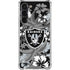 NFL Las Vegas Raiders Tropical Print Galaxy S23 Plus Clear Case