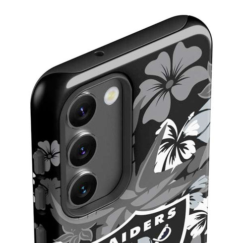 NFL Las Vegas Raiders Tropical Print Galaxy S23 Pro Case