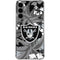 NFL Las Vegas Raiders Tropical Print Galaxy S24 Plus Clear Case