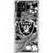 NFL Las Vegas Raiders Tropical Print Galaxy S24 Ultra Clear Case