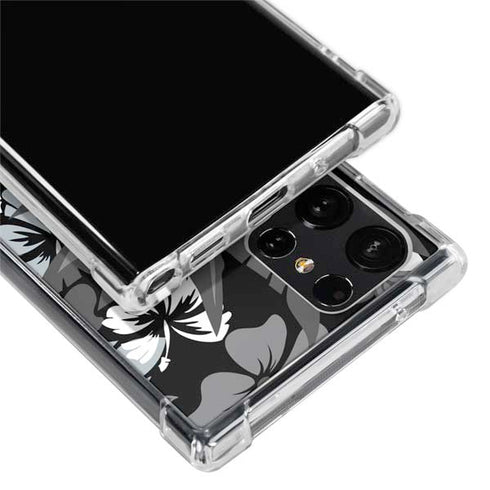 NFL Las Vegas Raiders Tropical Print Galaxy S24 Ultra Clear Case