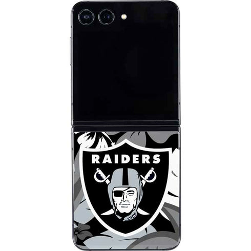 NFL Las Vegas Raiders Tropical Print Galaxy Z Flip5 5G Skin