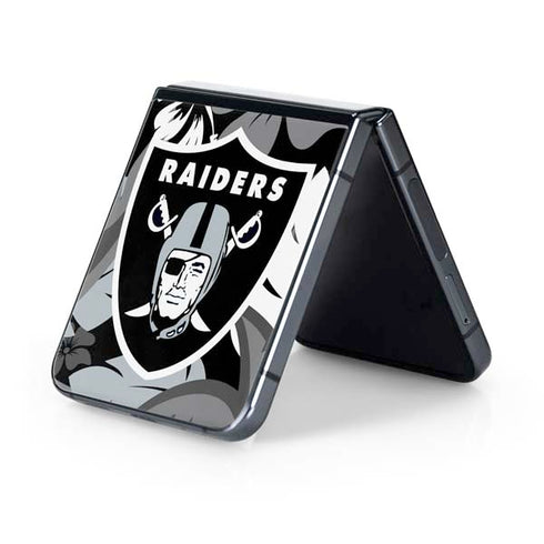 NFL Las Vegas Raiders Tropical Print Galaxy Z Flip5 5G Skin