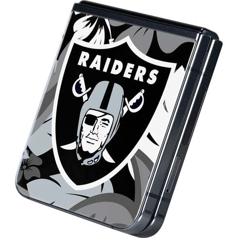 NFL Las Vegas Raiders Tropical Print Galaxy Z Flip5 5G Skin